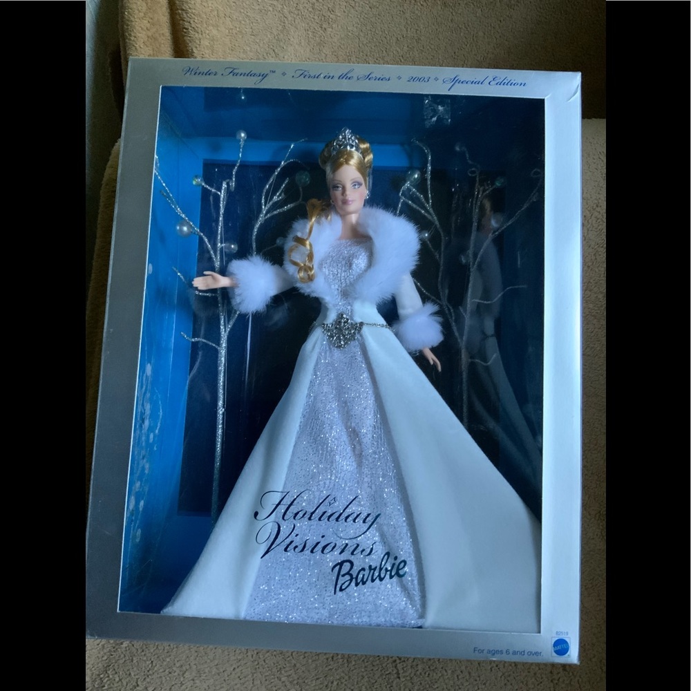 2003 HOLIDAY VISIONS BARBIE (first in Holiday Fantasy special collection) NRFB